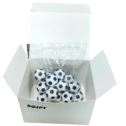 32mm Foosball Balls Foose Balls Table Soccer Game Replacement Foosballs 16pcs,Foosball Official 32mm Mini Table Footballs Ball Accessory Black(16 Pack)