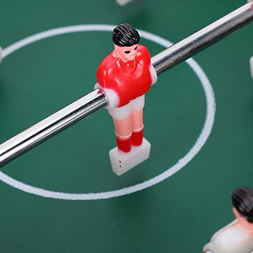 Tabletop Foosball Table, Portable Mini Table Football, Soccer Game Set with Two Balls and Score Keeper for Adults and Kids Game Party Lay Toys