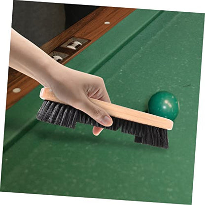 Billiards Pool Table and Rail Cleaning Set 2 Pcs Billiard Brush Kit Pool Table Cleaning Brush Supplies