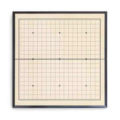 Go Game Set 11 inches - Foldable, Portable and Travel Set, (19 x 19) Strategic Magnetic Board Game (weiqi)