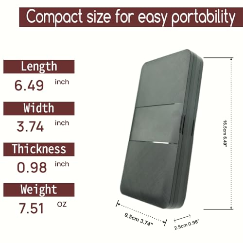 QuoLumPIA 48 Game Card Case Compatible for Nintendo Switch 2/OLED/Switch/Switch Lite, storage 48 Game Cards & 80 Micro SD cards, Black, hard shell, magnetic closure, soft silicone linning - size: 48