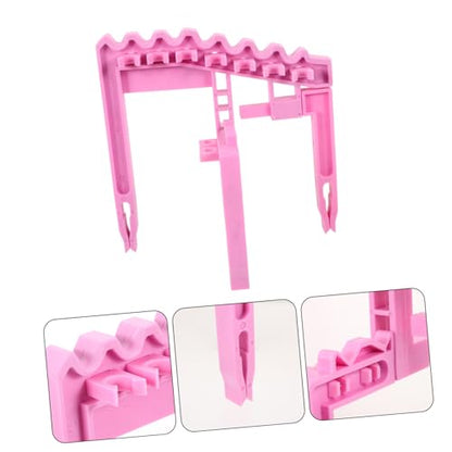 Golf Club Storage Rack Lightweight Portable Holder for Multiple Golf Shafts Stylish Pink for Home Garage