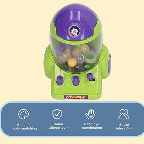 Portable Mini Space Rocket Claw Machine for Children, Colorful Tabletop Game Machine for Kids Interactive Play
