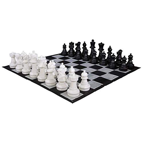 MegaChess 25 Inch Giant Plastic Chess Set - Accessories Available! (w/Nylon Mat) - size: w/ Nylon Mat