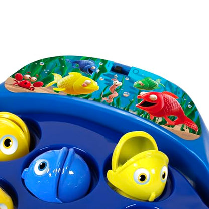 Ambassador Games: The Fishing Game - Classic Animated Arcade-Themed Game, Use The Rod to Catch Spinning & Chomping Fish, Kids Ages 3+, 2-4 Players - style: Fishing