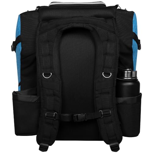 Axiom Discs Voyager Lite Backpack Disc Golf Bag (Choose Your Favorite Color) - color: Heather Blue, style: V2