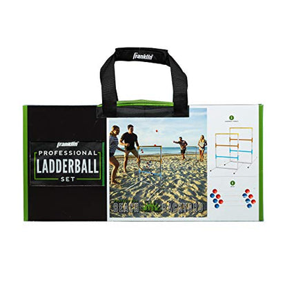 Franklin Sports Ladder Ball Set — Includes 2 Ladder Ball Targets with Weighted Bases and 6 Bolas — Ladder Golf Toss Outdoor Game For Beach or Backyard Fun — Professional, American, and Family Set Options - style: Professional