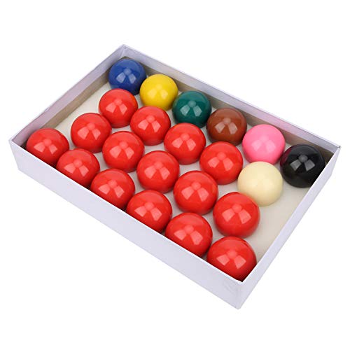 Pssopp Snooker Balls Set 22Pcs Pool Balls, Complete Pool Table Set Regulation Size Weight for Snooker Billiard High Cost Performance Resin Official Game Billiards Equipment
