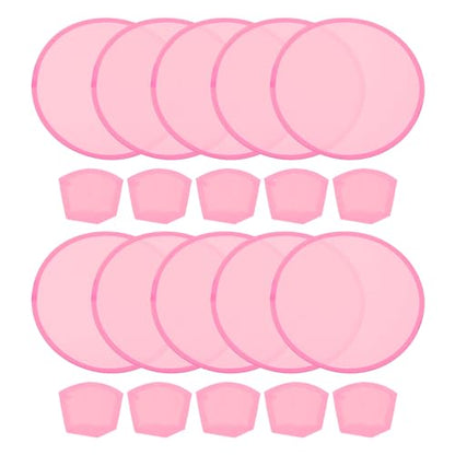 PATIKIL Foldable Flying Disc Colorful Pocket - color: Pink