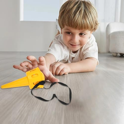 Totority Cup and Ball Game - Kids Catch Ball Toy Yellow Catcher Set for Outdoor & Indoor Fun, Durable & Easy Grip, Perfect for Hand-Eye Coordination Development, Family Playtime & Birthday Gift