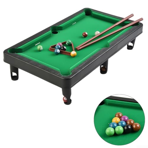 Tabletop Pool Set, Billiards Game for Family Game Night, Portable Snooker Table with and Balls, Desktop Pool Toy for and - color: L