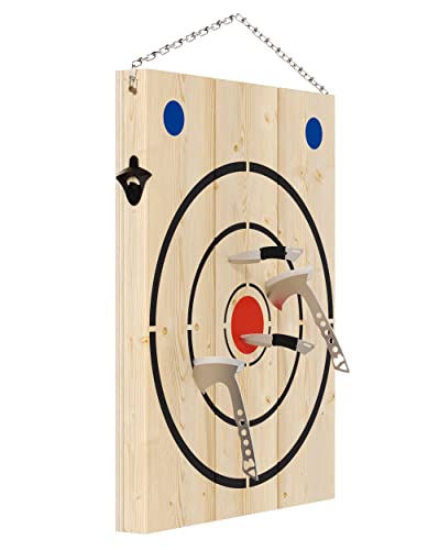 Crown Display Axe Throwing Target Board for Axe Throwing Game I Wooden Shooting Targets for Throwing Knives Throwing Axes and Hatchets I Made in The USA