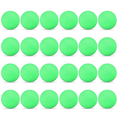 HUIOP Table Tennis Balls, 24Pcs 40mm Table Tennis Balls Ping Pong Balls Amateur Advanced Training Practice Balls