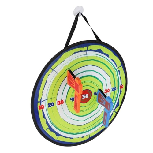 Liberty Imports Foam Axe Throwing Game - Indoor Outdoor Toy Lumberjack Hatchet Toss Ax Game with 4 Foam Axes, One 22” Easy Fold Target for Kids and Adults
