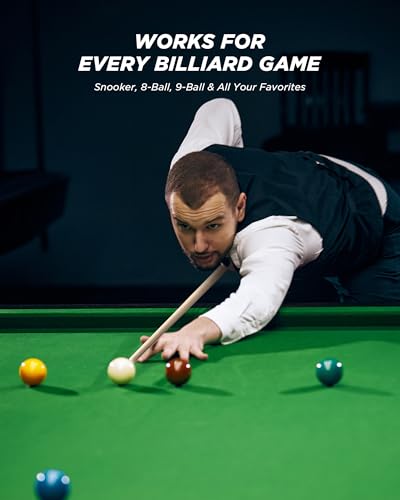 Professional Slate Gray Billiard Chalk with Aluminum Case Holder - High Density Pool/Snooker Accessories