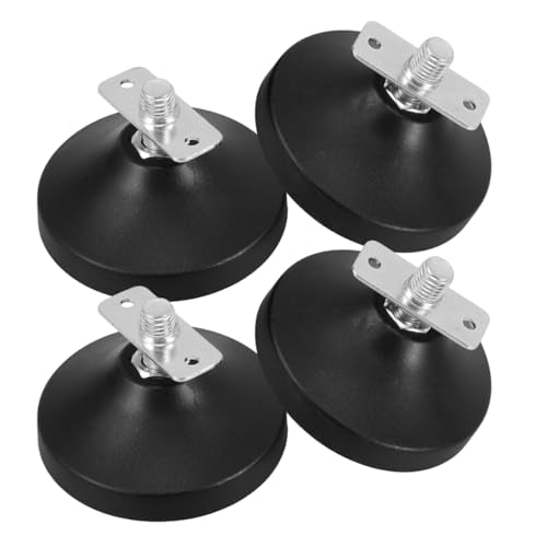 4Pcs Adjustable Feet Levelers for Foosball Table Football Machine Anti Skid Rubber Leg Levelers Furniture Leveling Pads for Game Room Tables