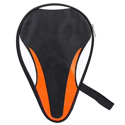 OUKENS Ping Pong Paddle Case, 11.8x7.5x0.6in Waterproof Dustproof Oxford Full Protection Tennis Racket Case Table Tennis Paddle Bag