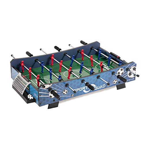 Sport Squad Foosball Table - Soccer Table - Wood Foosball Table for Kids & Adults - Bar Game Table, Game Room for Home - Easy Assembly, Built Tough for High Volume Play
