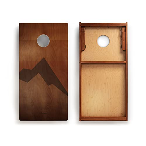 Elakai Retro Woody Series Premium Regulation Cornhole Boards 2x4 - color: Retro Elakai