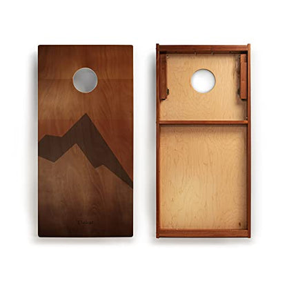 Elakai Retro Woody Series Premium Regulation Cornhole Boards 2x4 - color: Retro Elakai