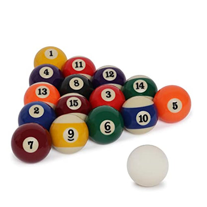 Billiard Pool Ball Standard Set Mini Size 1 1/2" - 38 mm