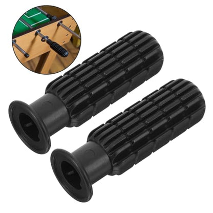 Mikinona Anti-Skid Foosball Handles PVC Table Soccer Grips Replacement for Football Machine Rods Non-Slip Comfortable Foosball Table Accessories for Stable Game Control