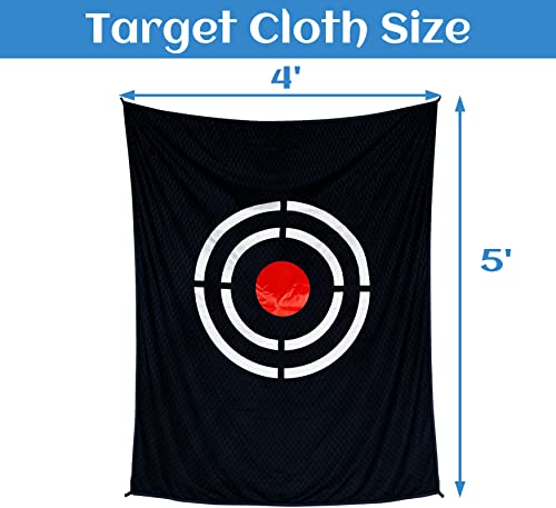 Golf Target Cloth for Net Replacement - Enthusiasts and Professional Golfers Practice Training Aids for Garage/Backyard - style: 5X4FT Golf Target