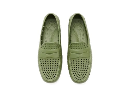 Floafers Country Club Driver 2.0 - color: Chive Green/Bright White, size: 10