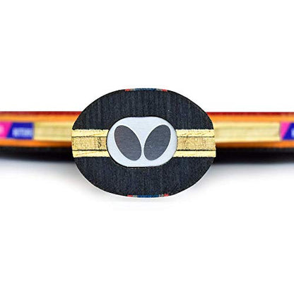 Butterfly B702FL Shakehand Table Tennis Racket | China Series | Powerful Carbon Blade and Rubber Combination with Racket Case | Recommended for Intermediate Level Players