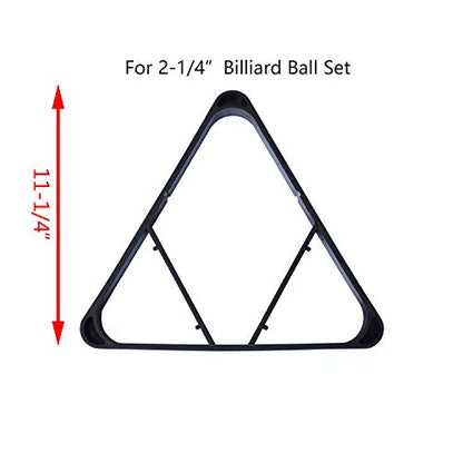 CROWN ME Billiards 16 Ball Triangle Rack – Pool Table Equipment Snooker Accessories for Regulation Size Billiard Balls, in 1 Portable Billiard Triangle