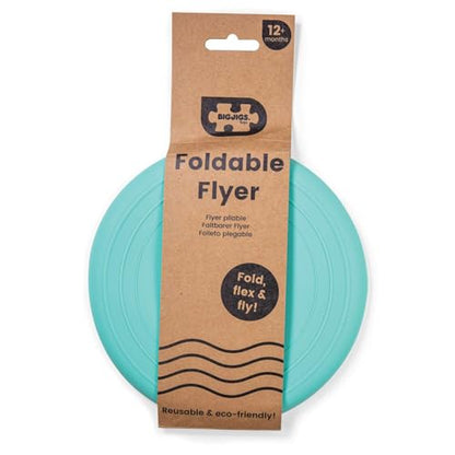 Bigjigs Toys Frisbee Flying Disc (Eggshell Green) - Silicone Frisbee for Kids, Quality Flying Saucers, Beach Toys & Garden Toys, Holiday Toys for Toddlers - color: Eggshell Green