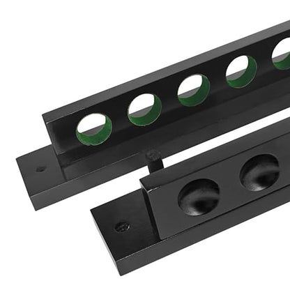 Pool Cue Rack Wall Mounted Rack Billiard Cue Wall Rack Cue Rest Cue Stick Holder for Pool Cue Set