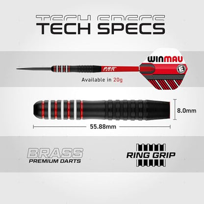 Winmau Masters Pro Dartboard - PDC Tournament Dart Board with High-Density Sisal & Ultra-Thin Wire System - Available as Board Set or Cabinet Set with Steel Tip Darts - style: Dartboard and Cabinet