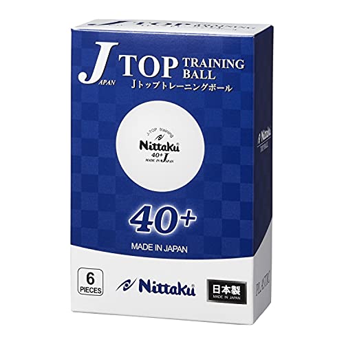 Nittaku Table Tennis Ball, Practice, Japanese Top, Training Tennis - style: Pack of 6