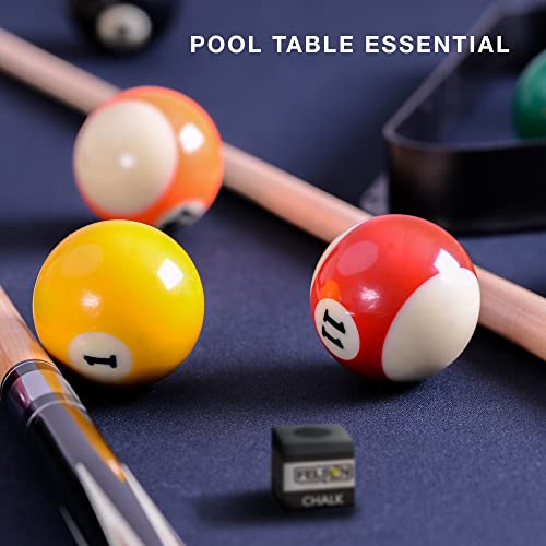 Felson Pool Chalk Cubes | Pool Table Accessories for Table Billiards | Pool Cue Chalk & Storage Box - style: 12 Count (Pack of 2)