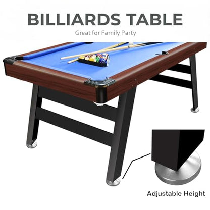 OYE 5FT Billiards Table Indoor Pool Table with All Accessories Best Choice for Game Room, Family, Party