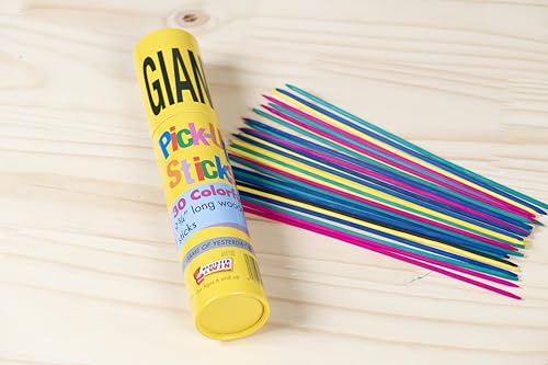Pressman Giant Pick Up Sticks - Classic Game from Yesterday That's Fun Today , Yellow , One Size Fits All - color: Yellow