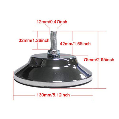 Pool Table Leveling Kit, 4PCS Heavy-Duty Metal Game Table Leg Levelers & Adjusting Pads - Stabilize Foosball, Billiard, Air Hockey Tables