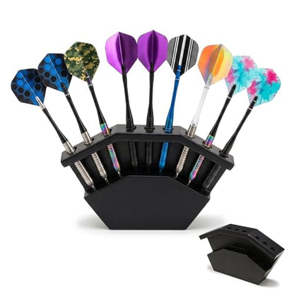Two-in-one Wooden Dart Holder, Wall Mount & Stand Dart Accessories for Dart Storage