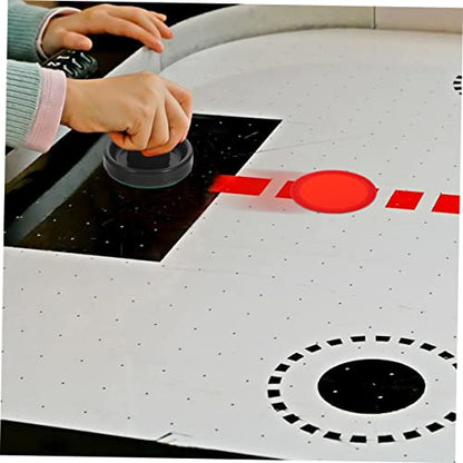 1set Air Hockey Pucks Ergonomic Paddles and Hockey Discs Indoor Game Accessory for Family Fun and Entertainment Includes and Paddles