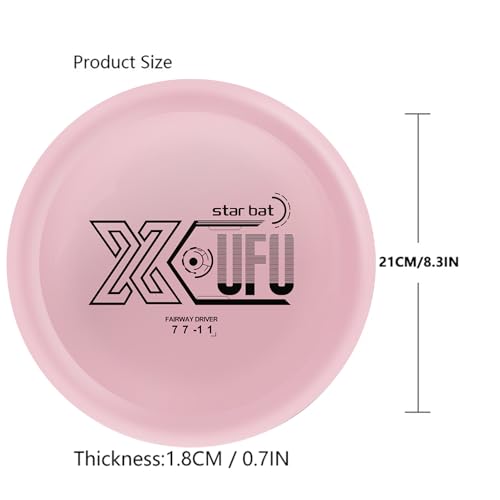 X-UFO Disc Golf Starter Set, 160-170g, Disc Golf Putter, Disc Golf Driver, Mid-Range, Beginner Disc Golf Set