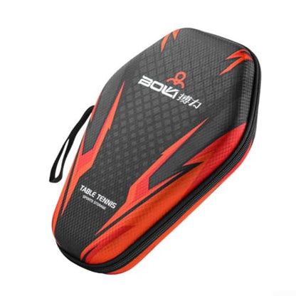 Table Tennis Racket Bag Ping-Pong Paddle Storage Case Table Tennis Organizer Table Tennis Bat Bag to Hold 2 Paddles 2 Balls(PB005-C model)
