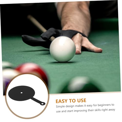 Abaodam Billiard Aim Trainer Mat 2pcs Pool Table Training Accessories Marker Dots for Beginners Aiming Practice Tool for Skill Development and Performance Enhancement