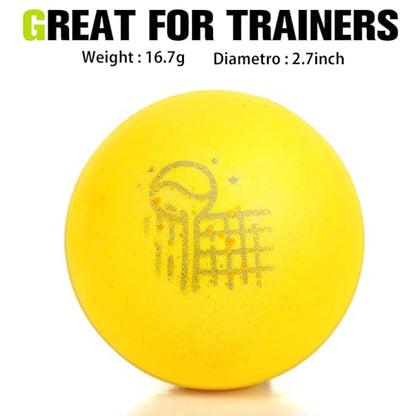 WinnerWhy Foam Tennis Balls for Adult Practice Yellow Soft Foam Tennis Balls Bulk for Beginners Man Trainin