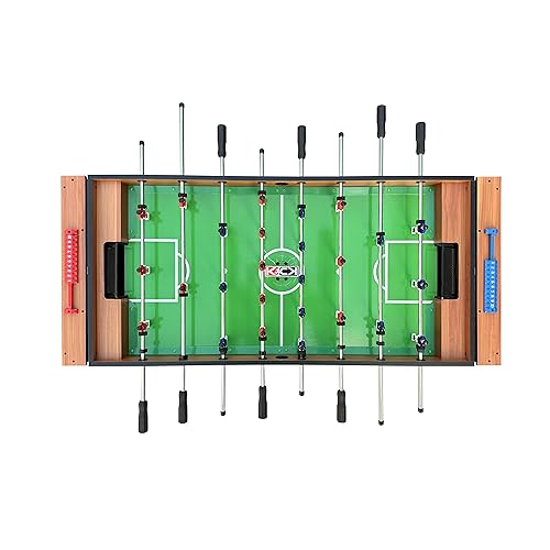 KICK Twain 48" 2-in-1 Multi-Game Table – Foosball & Billiards/Pool Table - color: Brown