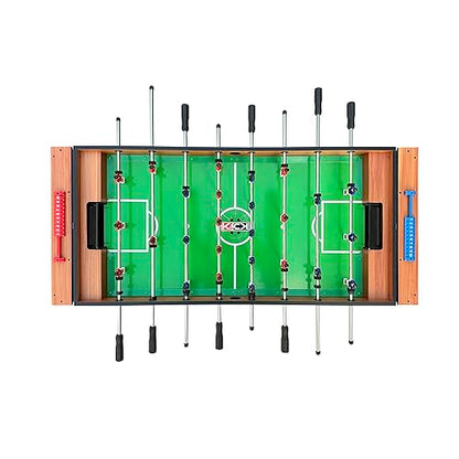 KICK Twain 48" 2-in-1 Multi-Game Table – Foosball & Billiards/Pool Table - color: Brown