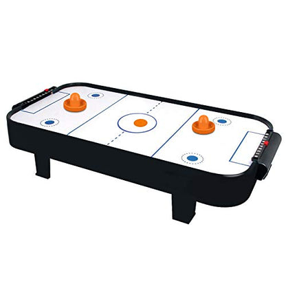 ONE250 Air Hockey Pushers and Red Air Hockey Pucks, Goal Handles Paddles Replacement Accessories for Game Tables (4 Striker, 4 Puck Pack) - color: Orange