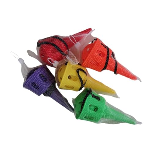 Colaxi 5Pcs Outdoor Tetherball Catch Game Set Lightweight Ball Catching Cup Catch Game for Camping School Children Yard