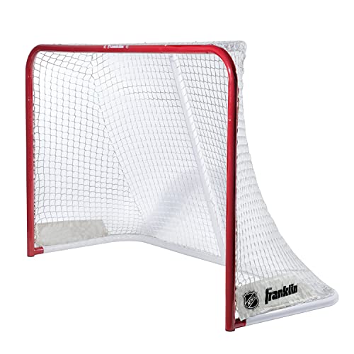 Franklin Sports NHL Street Hockey Goals - Outdoor Steel Street + Roller Hockey Nets - 72" x 48"
