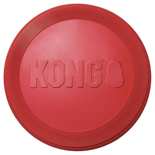 Kong Rubber Flyer,Large 2 Pack, Red
